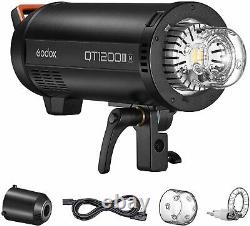 Godox QT1200IIIM 2.4g Wireless Studio Strobe Flash Light 1200W GN105 1/8000s HSS