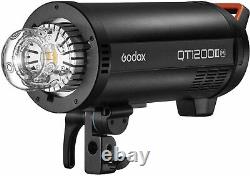 Godox QT1200IIIM 2.4g Wireless Studio Strobe Flash Light 1200W GN105 1/8000s HSS