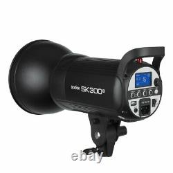 Godox SK300II 2.4G Studio Strobe Monolight 95cm Softbox Light Stand Barndoor