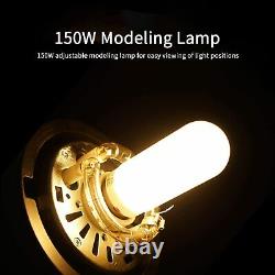 Godox SK300II 300Ws GN58 Flash Strobe Speedlite Light & 150Ws Modeling Lamp Kit