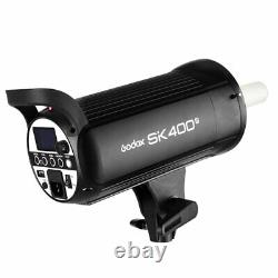 Godox SK400II 400W Studio Flash Strobe + Standard Reflector + Barn Door Gels