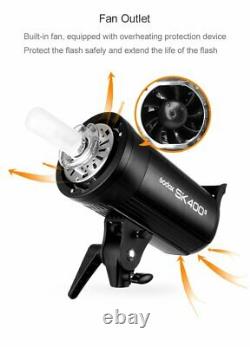 Godox SK400II 400Ws GN65 5600K 0.1-1.0s Recycle Time Strobe Flash Studio Light