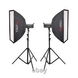 Godox SK400II-V Studio Strobe Mains Flash Twin Softbox Lighting Photography Kit