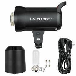 Godox SKII SK300II 300W 2.4G Flash Strobe Light+95cm Grid Softbox+Light Stand UK