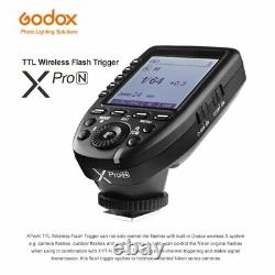 Godox XPro-N 2.4G TTL LCD Trigger 2 X1R-N Strobe Head Flash Receiver For Nikon