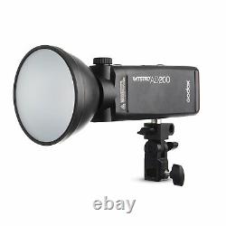 Godox2.4G Flash AD200 1/8000 with AD-S2 Standard Reflector For Canon Nikon Sony