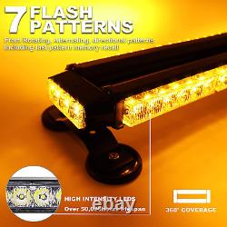 Green 26 54 LED Emergency Warning Security Roof Top Flash Strobe Light Bar with