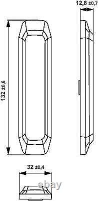 HELLA Strobe-Type Beacon Flashing Warning Light LED 24V 12V (2XD 014 592-001)