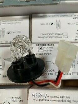 Hide Away Strobe Lights 6 HID LED Emergency Warning Flash Bulbs Kit NEW Set of 6