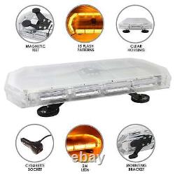 LED Amber Flashing Light Bar Beacon 600mm Veterinary Van Warning Strobe Recovery