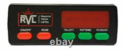LED Amber Light Bar Strobe Beacon Recovery Warning 120cm 1200mm 1.2m 48