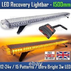 LED Light Bar Amber Flashing Beacon Recovery Strobe 900mm, 1200mm (1.2m), 1500mm