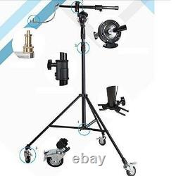 Light Focusing Stand 260cm For Parabolic Softbox Wheeled Indirect Lighting UK