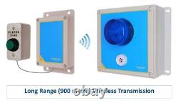 Long Range (900 Metre) Wireless'S' Range Siren & Flashing Strobe System