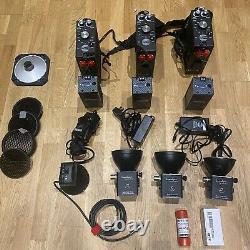 Lumedyne Deluxe portable flash strobe system, complete kit 400ws
