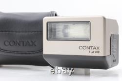 MINT with Case Contax TLA200 Silver Shoe Mount Flash For G1 G2 From JAPAN