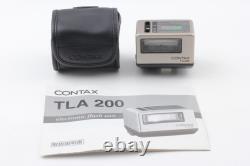 MINT with Case Contax TLA200 Silver Shoe Mount Flash For G1 G2 From JAPAN