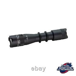 Maglite Mag-Tac2 LED Tactical Flashlight 2-Cell CR123 Crowned Bezel, Black