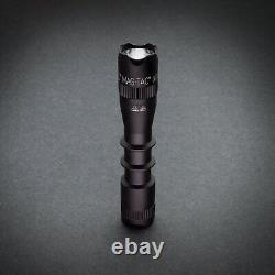 Maglite Mag-Tac2 LED Tactical Flashlight 2-Cell CR123 Crowned Bezel, Black