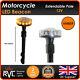 Motorcycle Motorbike Extendable Pole Amber Led Beacon Flashing Strobe Light