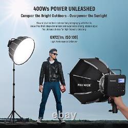 NEEWER Q4 400Ws 2.4G TTL Flash 1/8000 HSS All in One Strobe Light UK Delivery