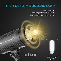 Neewer Professional Studio Flash Strobe Light Moonlight 400W GN. 60 5600K