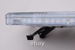 New 88LED Amber Flashing Beacon Light Bar 120cm 12/24V Recovery Warning Strobe