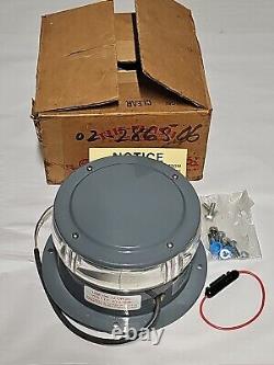 Nos Tuf Flash Light, LL1200, Strobe Beacon Clear Lens 12-24 Volts