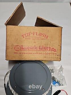 Nos Tuf Flash Light, LL1200, Strobe Beacon Clear Lens 12-24 Volts