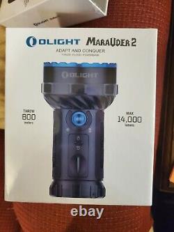 OLIGHT Marauder 2 14000-lumen 800 M Throw Rechargeable Flashlight withStrobe