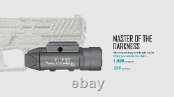 Olight PL PRO Valkyrie 1500 Lumen Rechargeable Pistol Flashlight (Grey)