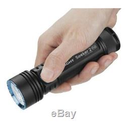 Olight Seeker 2 Pro 3200 Lumen Rechargeable LED Flashlight with Battery & Charger