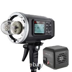 PIXAPRO CITI600 Manual Flash Strobe Lighting Unit with AC Adapter High-Powered