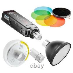PRO Portable Flash Strobe Modifier Accessories Set Lighting Photography 200Ws