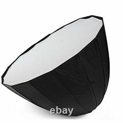 Parabolic Softbox 120cm Bowens Mount S Fit Umbrella Flash Deep Rapid Box