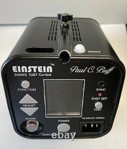 Paul C. Buff Einstein 640 WS Studio Strobe Light With CyberSync Set + AC Cord