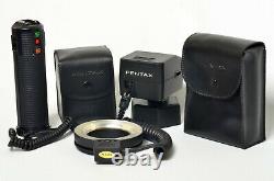 Pentax AF080C Ring Flash Light Strobe Hot Shoe Macro off-camera Grip Cable inVGC