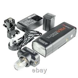 Portable Battery Powered Flash Strobe Lighting Compact Extension Head Kit AD200
