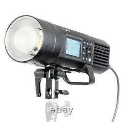 Portable Battery Powered Flash Strobe Lighting Unit with AC Adapter 400Ws AD400