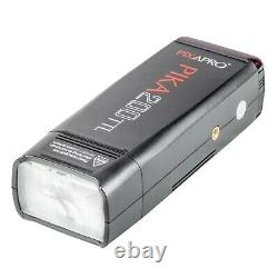 Portable Battery Powered TTL Pocket Flash Strobe Light with Extra Battery 200Ws