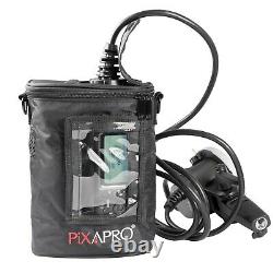 Portable Flash Strobe Battery Powered Lighting Unit with Padded Carry Case 600Ws
