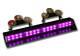 Purple Visor Light Bar Deck Dash Led Funeral Emergency Warning Flashing Strobe