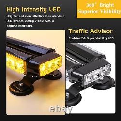 ROUTEKING Strobe Flashing Light Bar 26.5 54 LED Double Side High Intensity