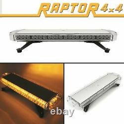 Raptor 4x4 Amber Recovery Light Bar 56 LED 56w Flash Strobe Beacon