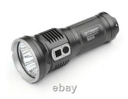 Rechargeable Flashlight Digital Display 3 Brightness Strobe 18650 Batteries Inc