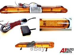 Recovery Led Light Bar 1200 Mm 12v Flashing Beacon Truck Light Strobes Amber 47
