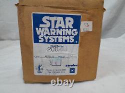 STAR Warning Systems Amber Strobe Light Model 200ZM 12V