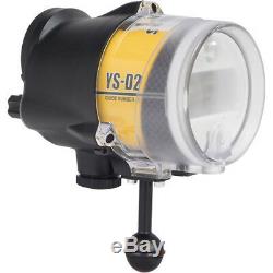 Sea And Sea YS-D2J Japan Yellow Strobe Scuba Diving Flash Light With Optic cable