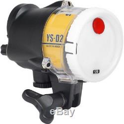 Sea And Sea YS-D2J Japan Yellow Strobe Scuba Diving Flash Light With Optic cable