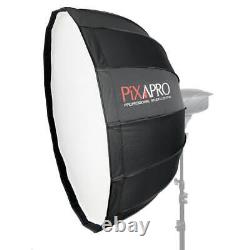 Single Head Flash Strobe Lighting Kit with Stand and 65cm RiceBowl Softbox
